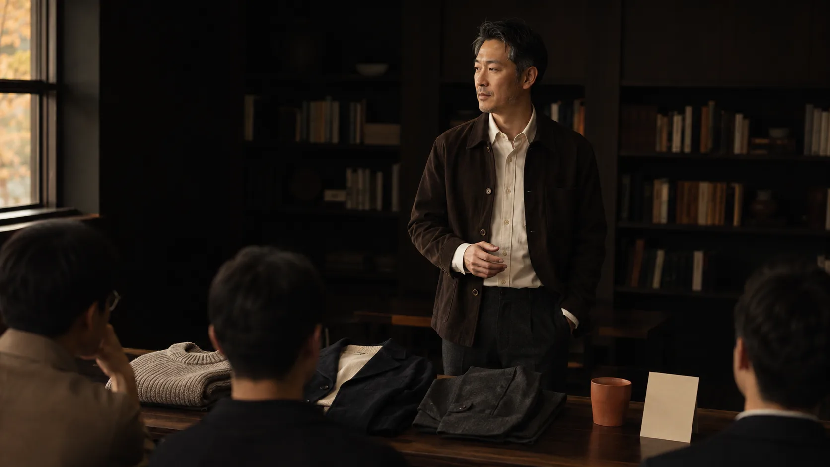 가을 도서관 독서 모임을 위한 3040 남성 옷차림: 조용한 공간과 오래 앉는 시간을 고려하는 5가지 기준 대표 이미지